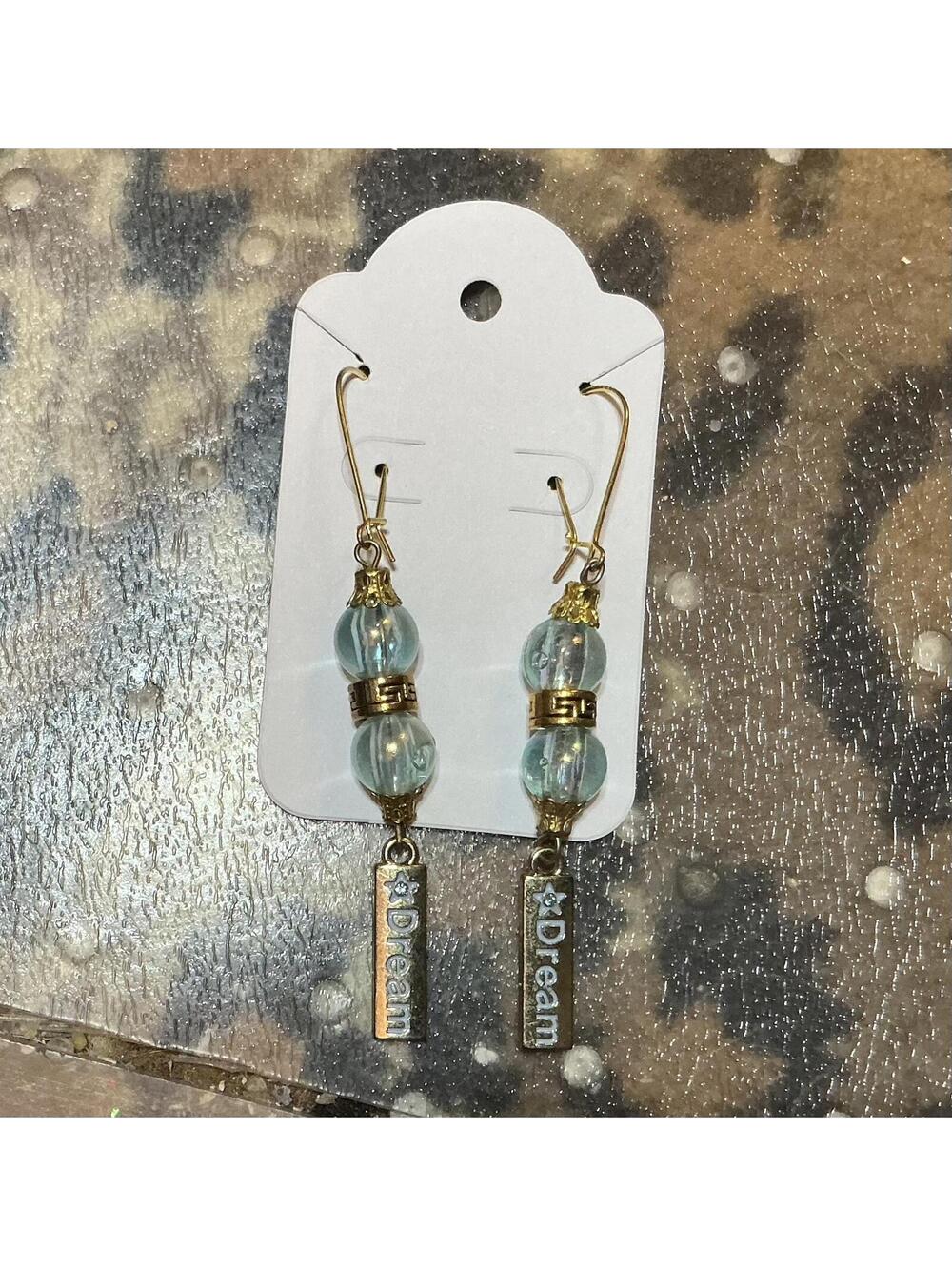 V Dream Beaded Earrings